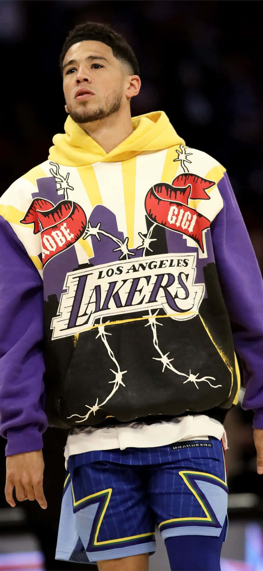 Devin Booker With His New Iphone