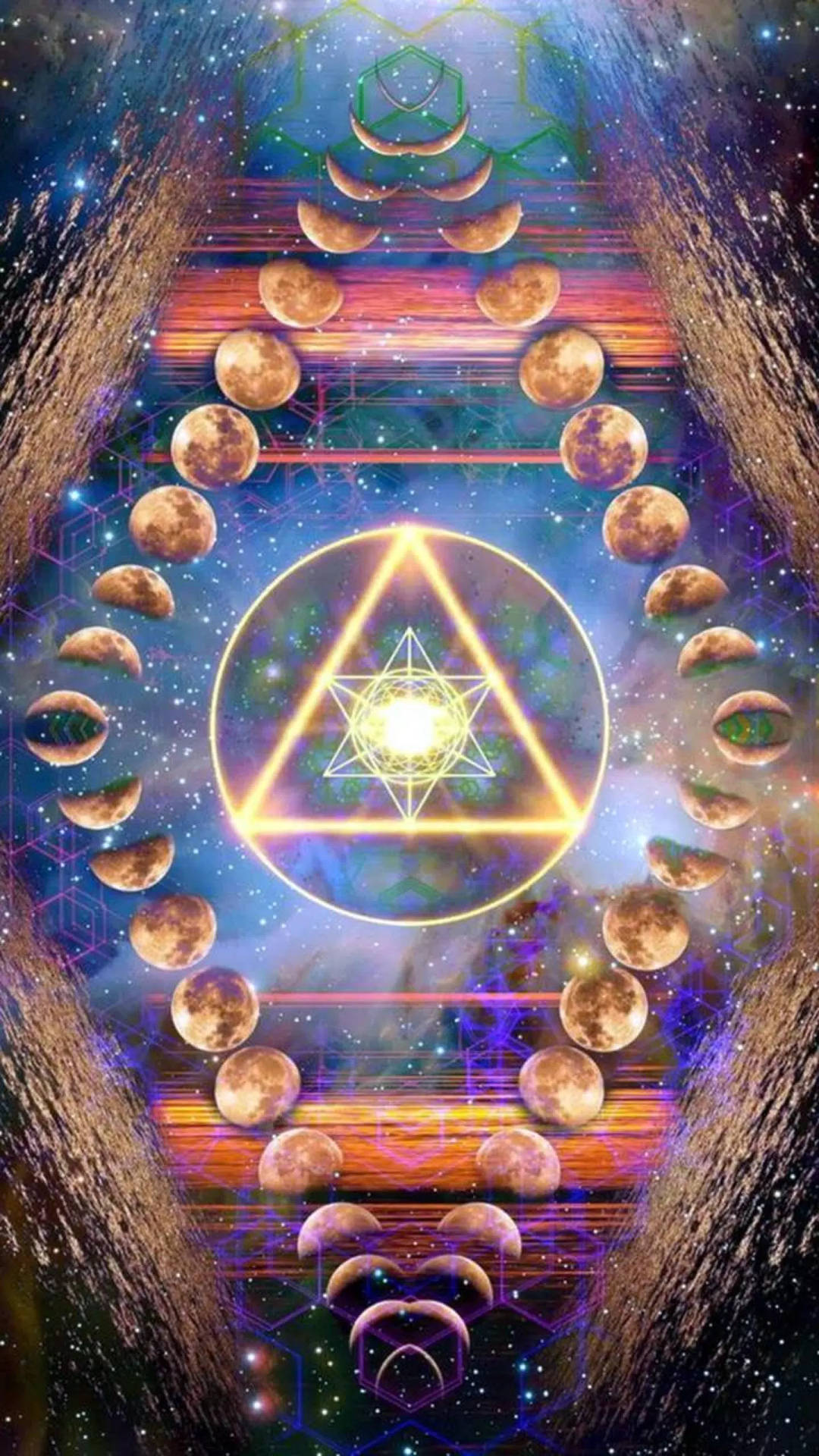 Devine Moon Chakra Art