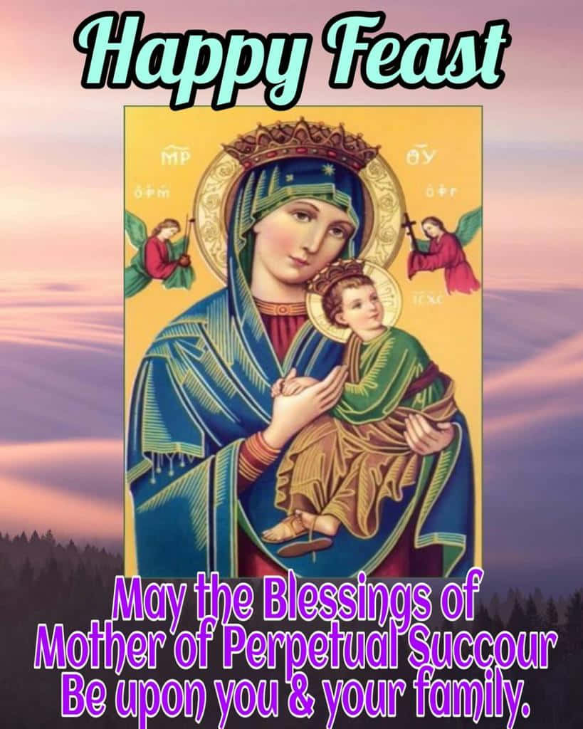 Devotion To Our Lady Of Perpetual Help Background