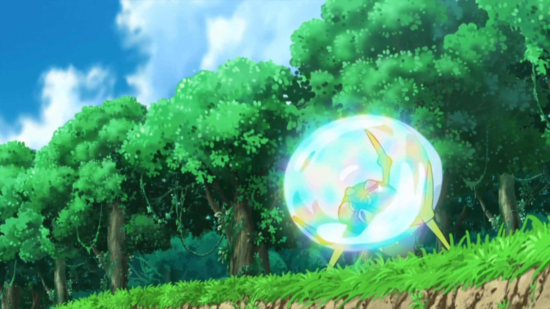 Dewpider Bubble Beam Background