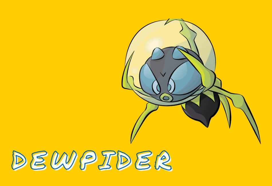 Dewpider Yellow Background