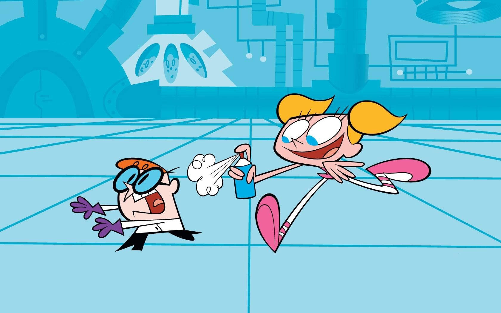 Dexter's Lab Cartoon Network Characters Background