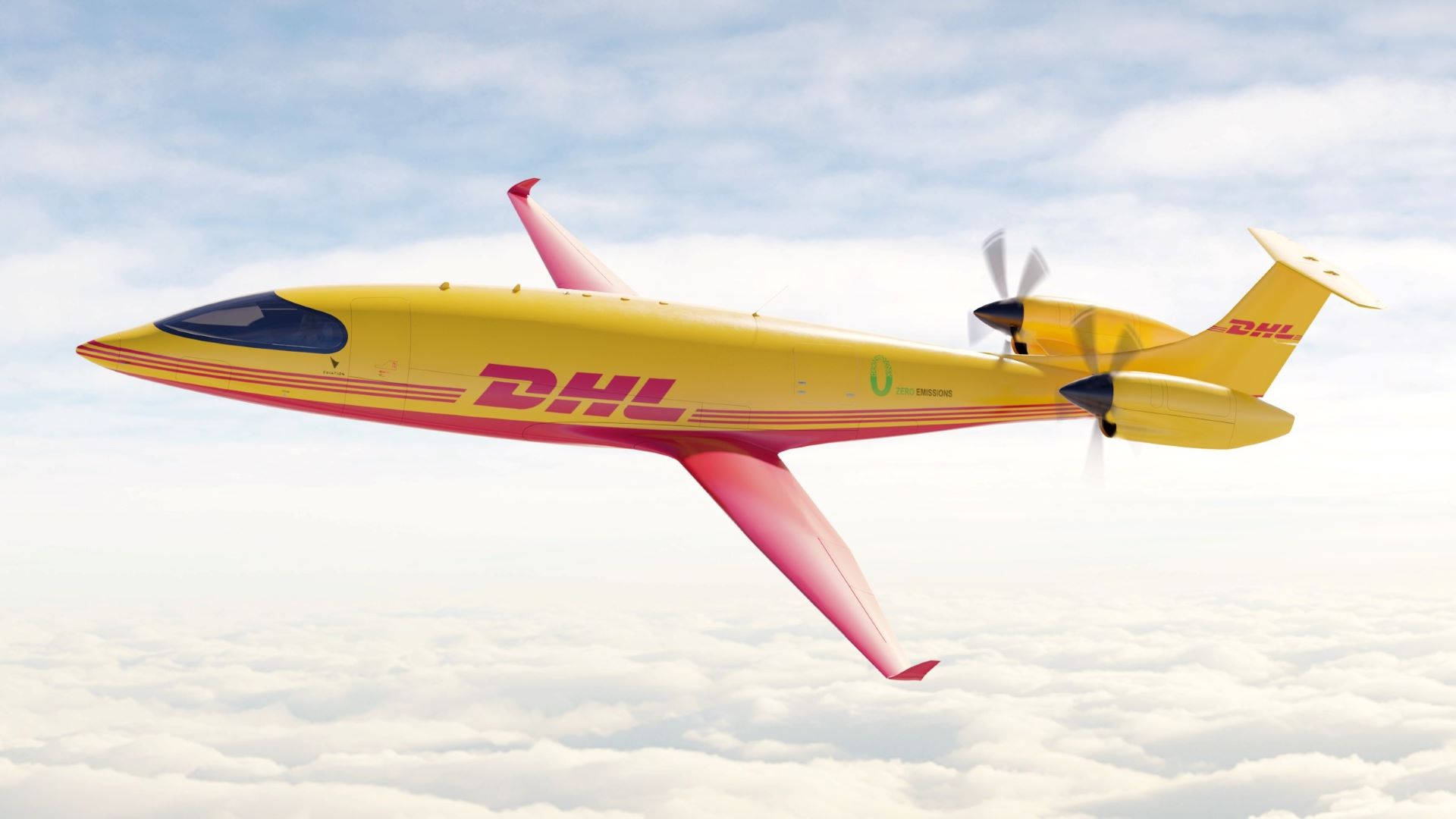 Dhl Electric Plane​​​​ Background