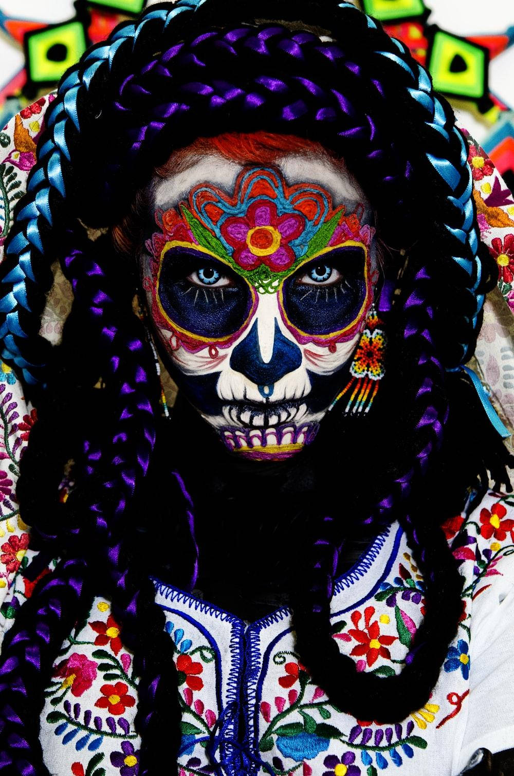 Dia De Los Muertos Skull Stare