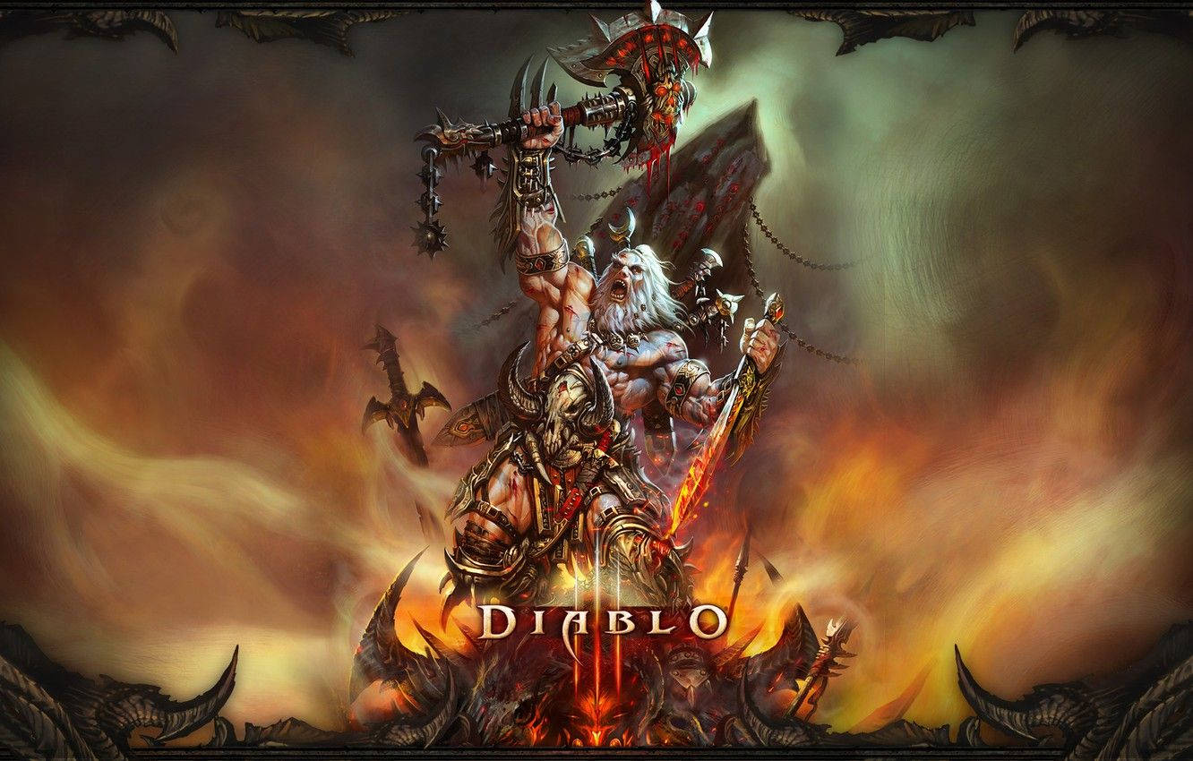 Diablo 3 Barbarian With Axe