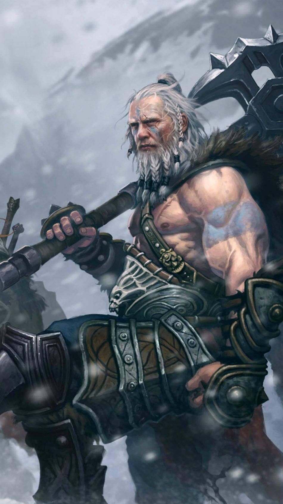 Diablo 3 Male Barbarian Background