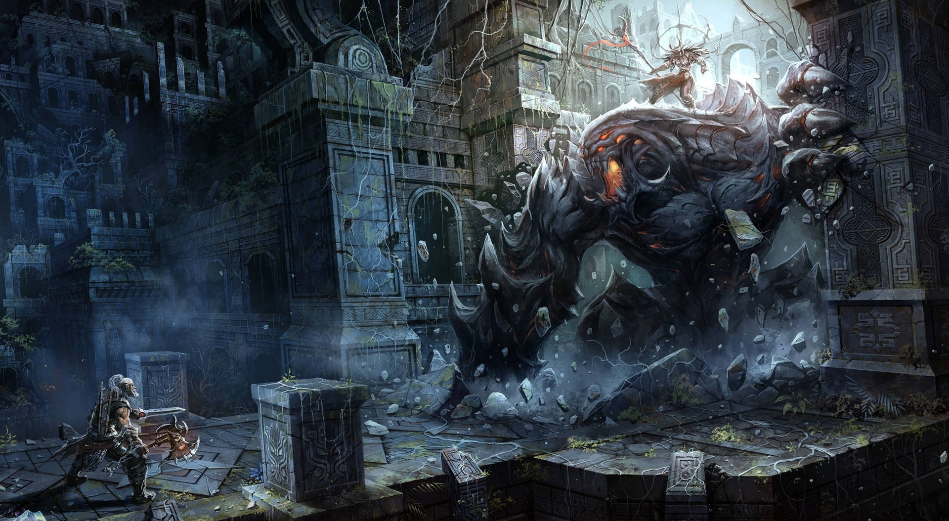 Diablo 4 Boss Battle Background