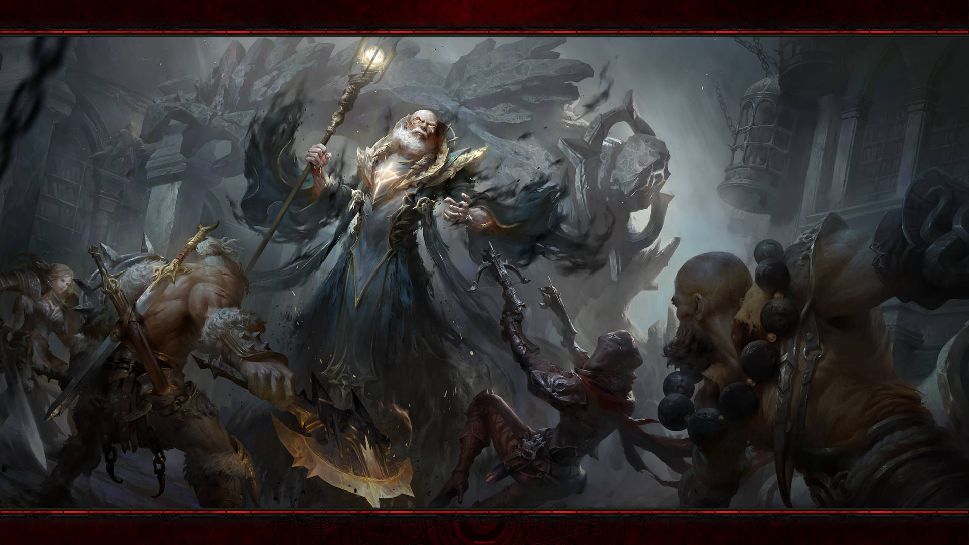 Diablo 4 Deckard Cain Background