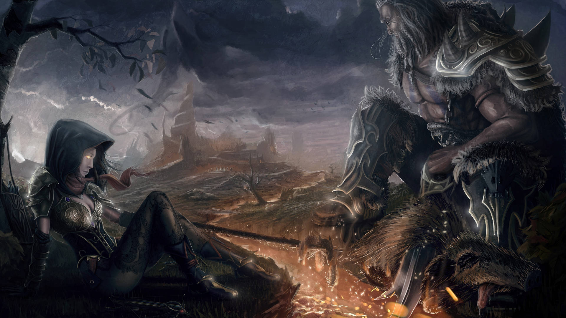 Diablo 4 Demon Hunter Background