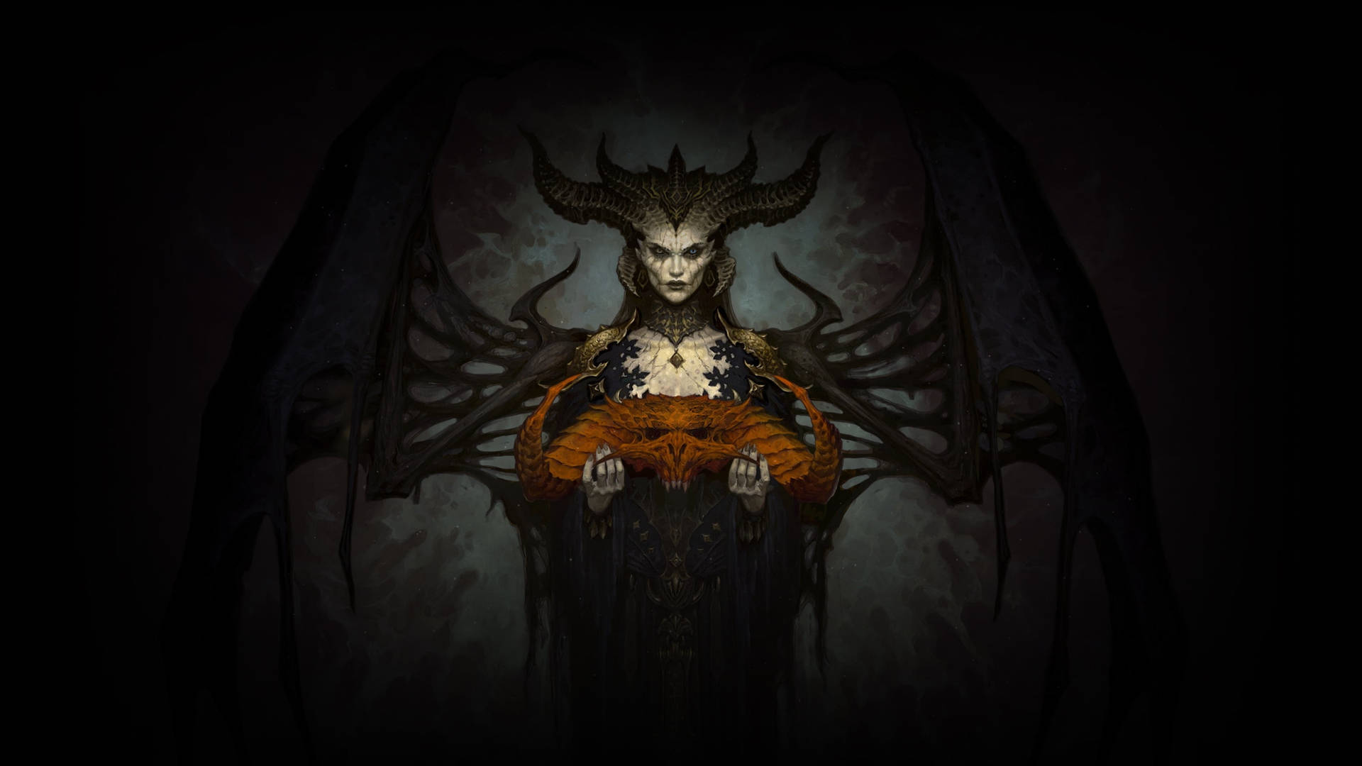 Diablo 4 Lilith Red Crown Background
