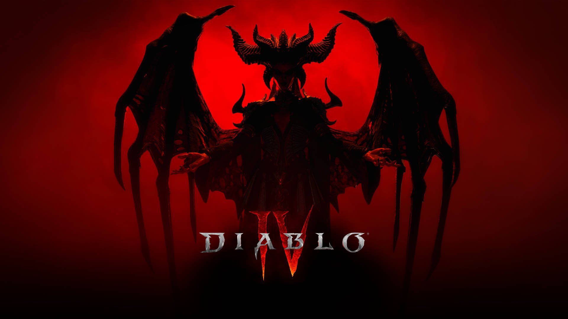Diablo 4 Lilith Silhouette Background