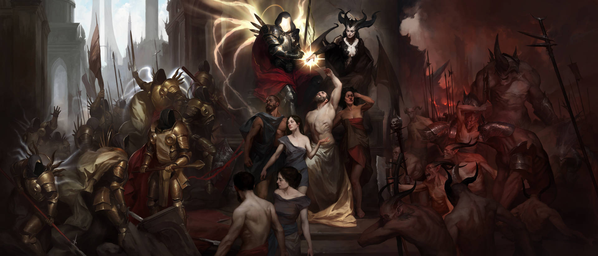 Diablo 4 Renaissance Art Background