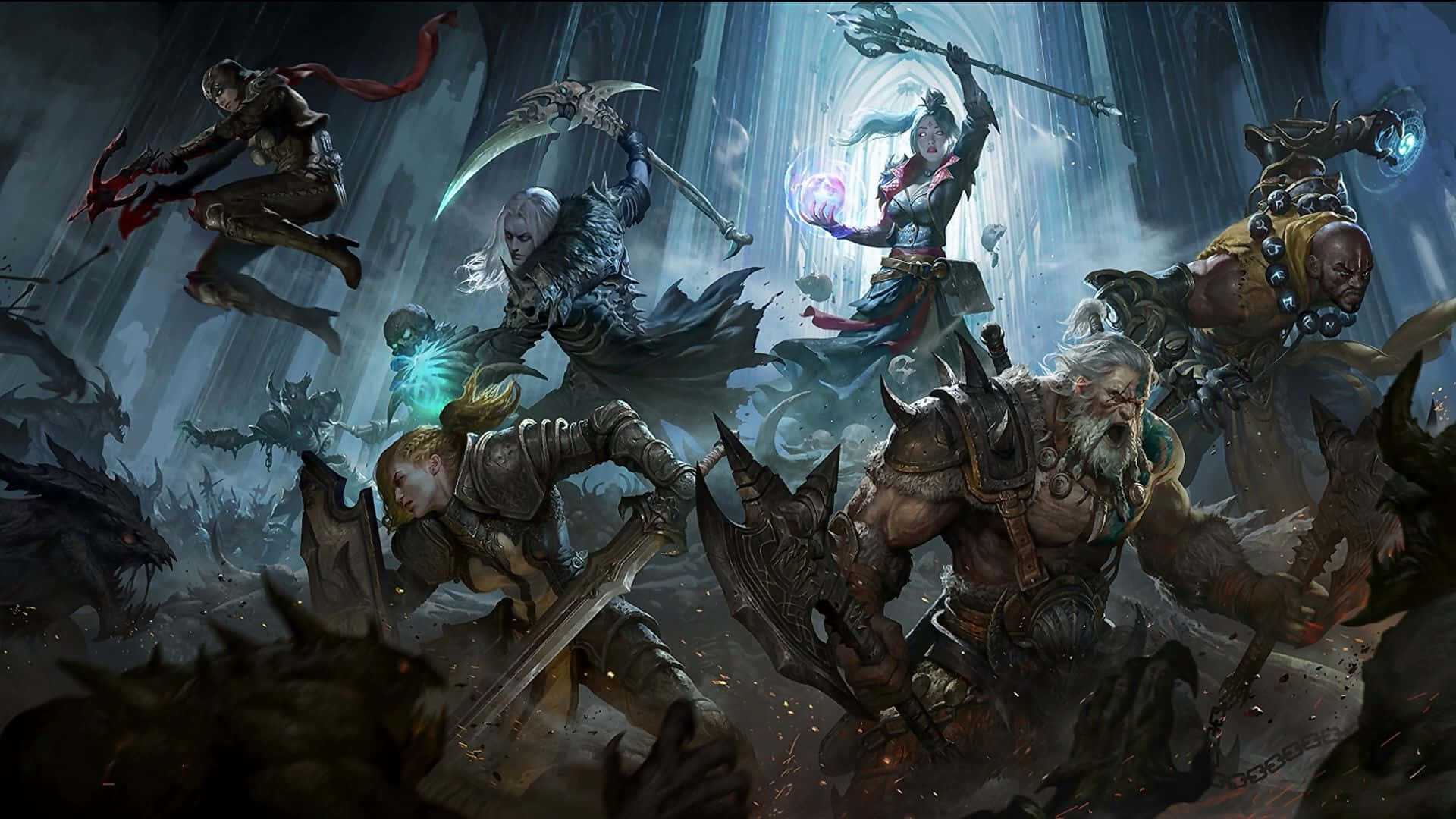 Diablo Immortal Attack Background