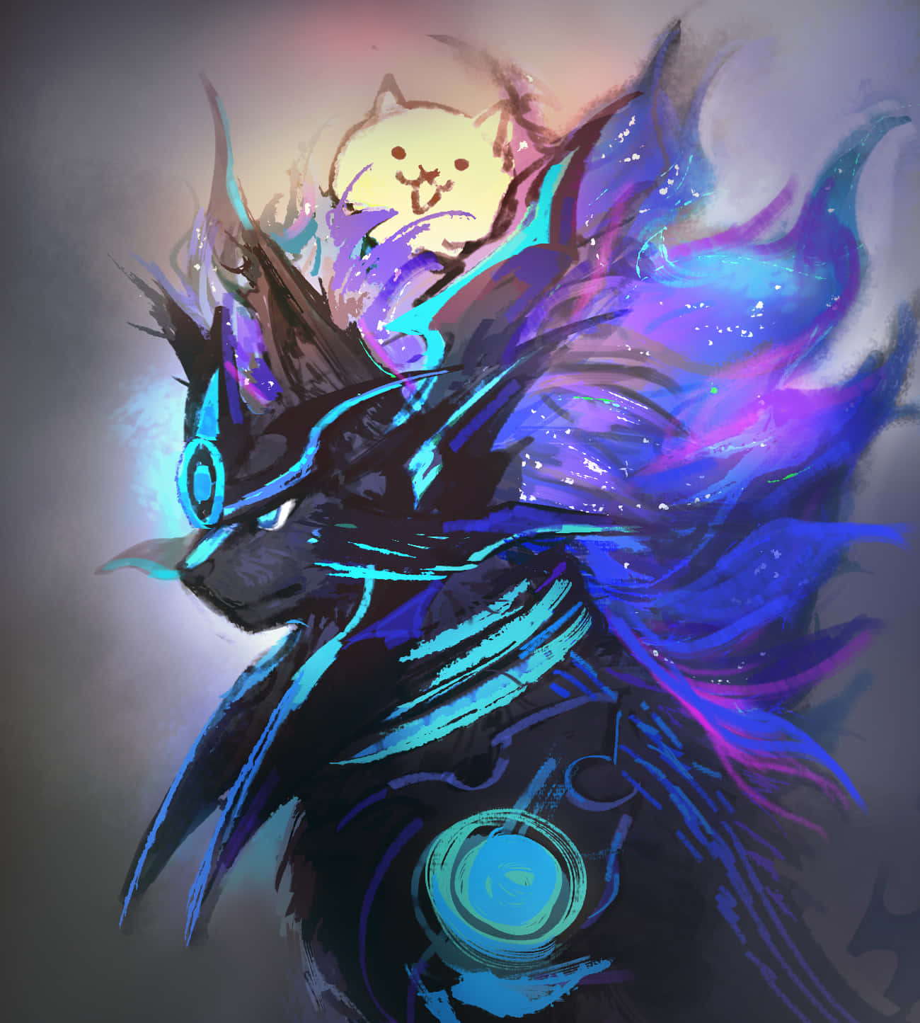 Diabolical Black Cat [wallpaper] Background