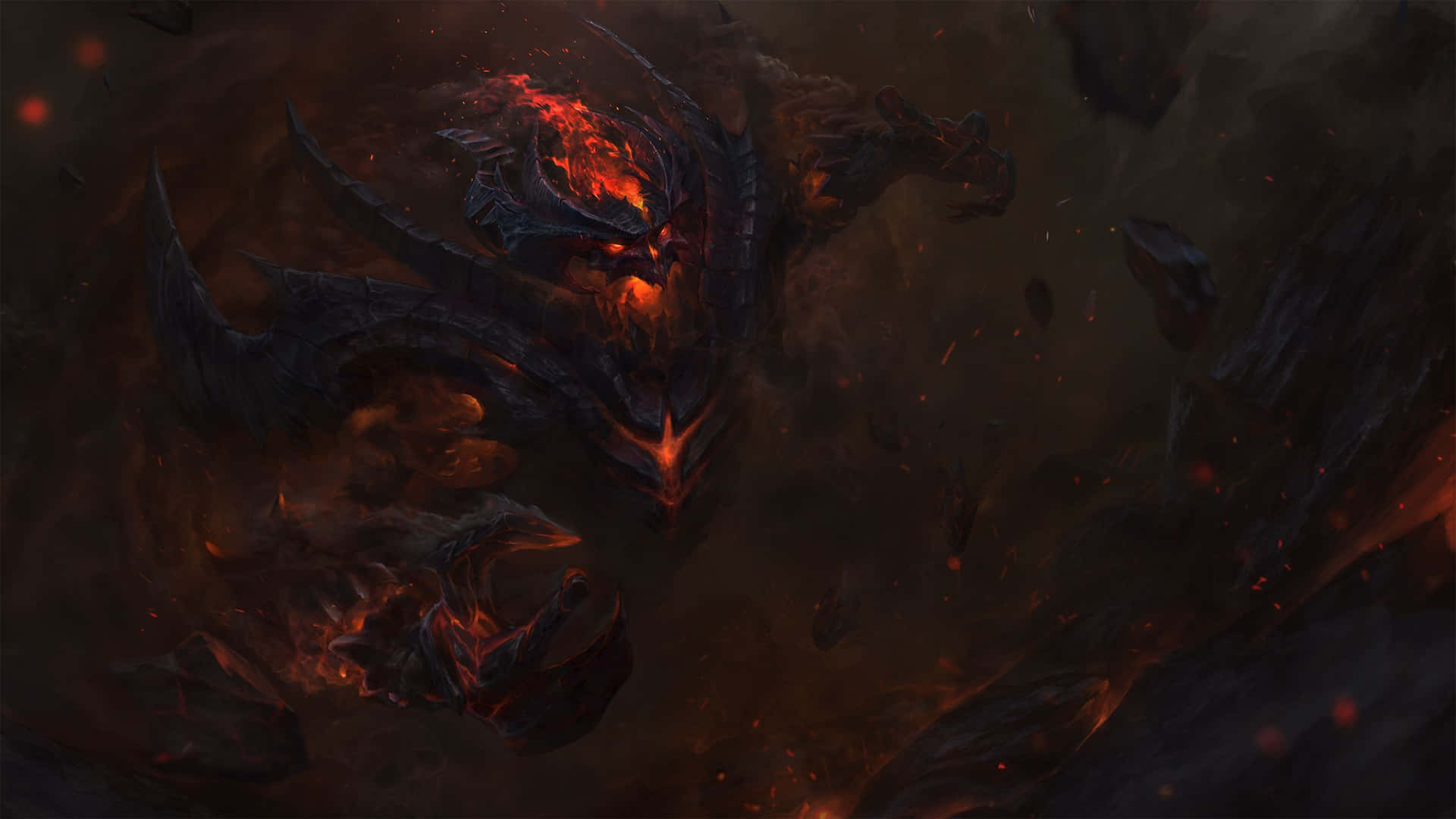 Diabolical Monster In Darkness [wallpaper] Background
