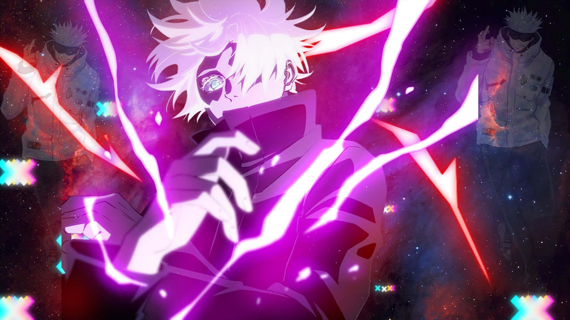 Diabolical Purple Lightning [wallpaper] Background