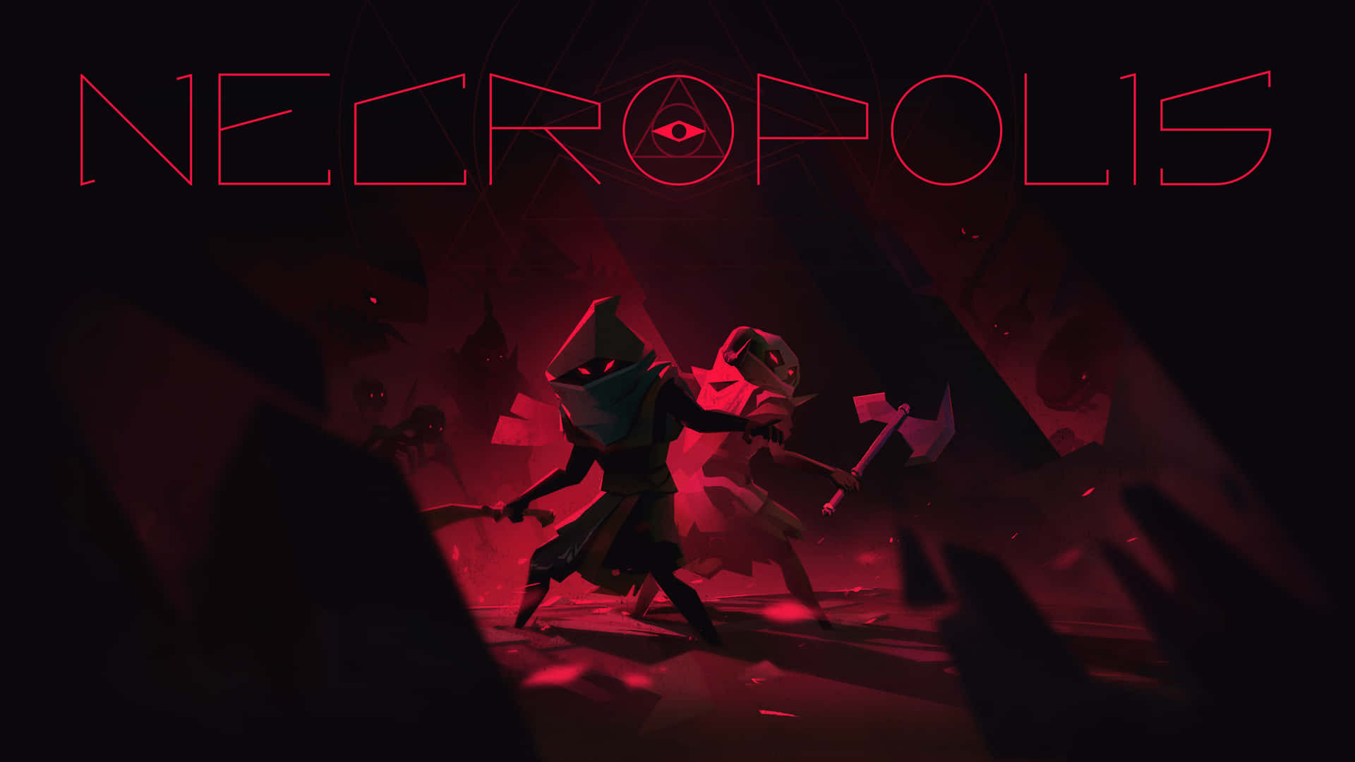 Diabolical Red Necropolis [wallpaper] Background