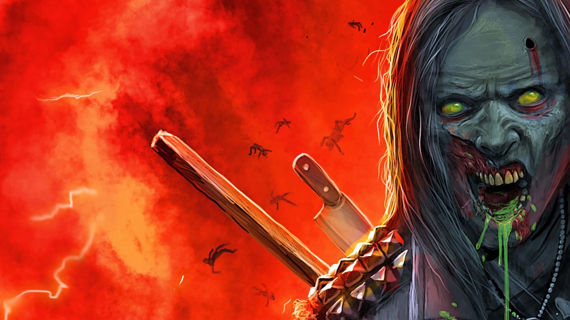 Diabolical Scary Monster [wallpaper] Background