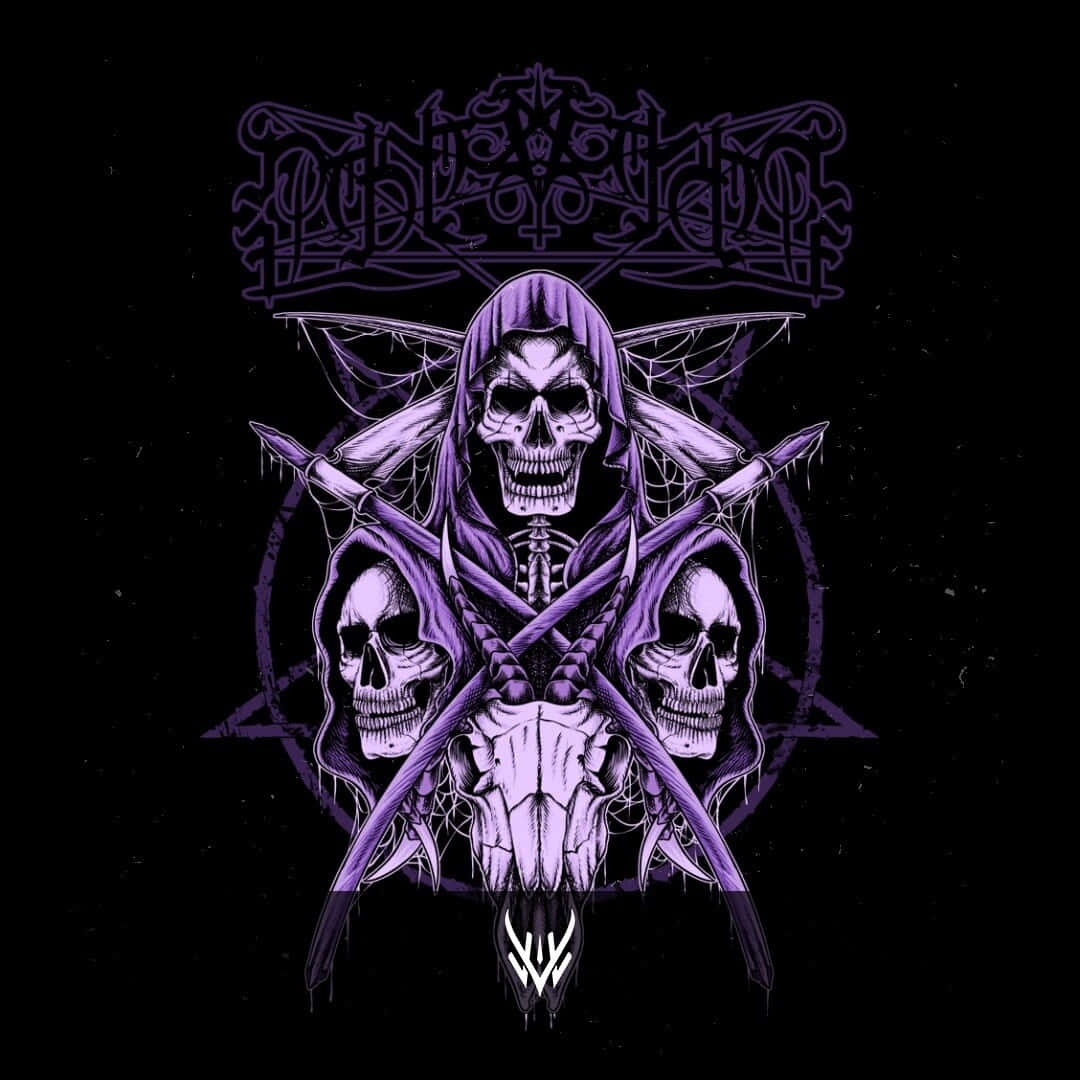Diabolical Three Skulls [wallpaper] Background