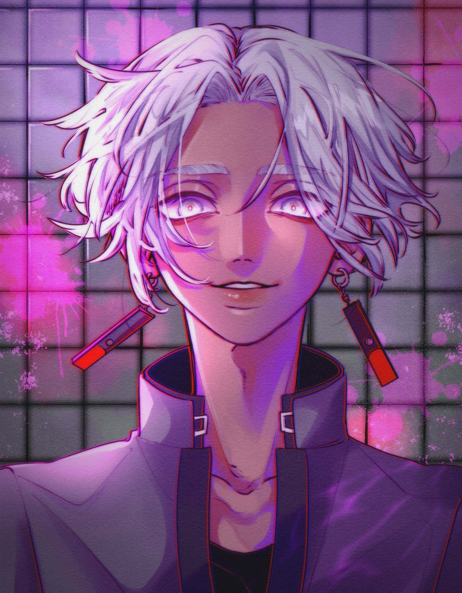 Diabolical White Eyes [wallpaper] Background
