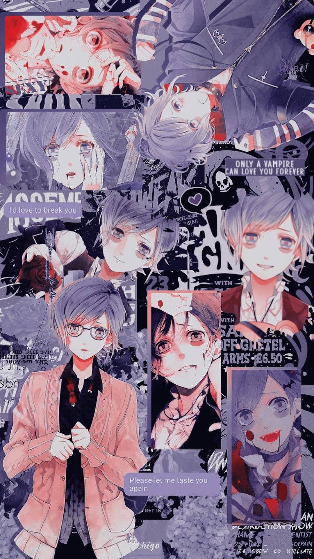 Diabolik Lovers Kanato Collage