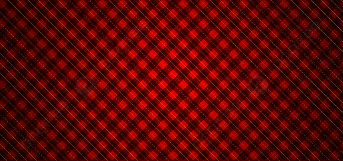 Diagonal Black And Red Plaid Background