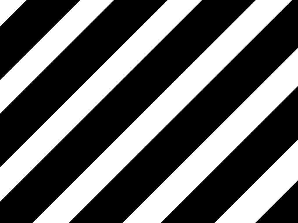 Diagonal Black And White Stripes