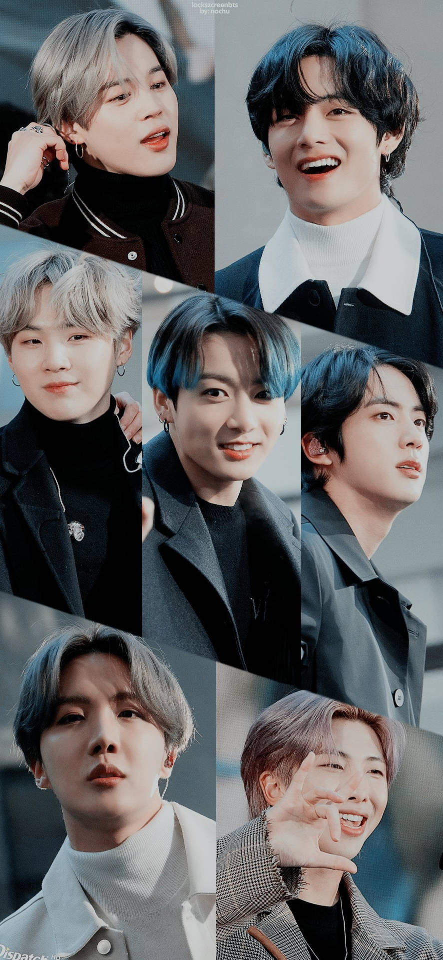 Diagonal Lockscreen Bts Background