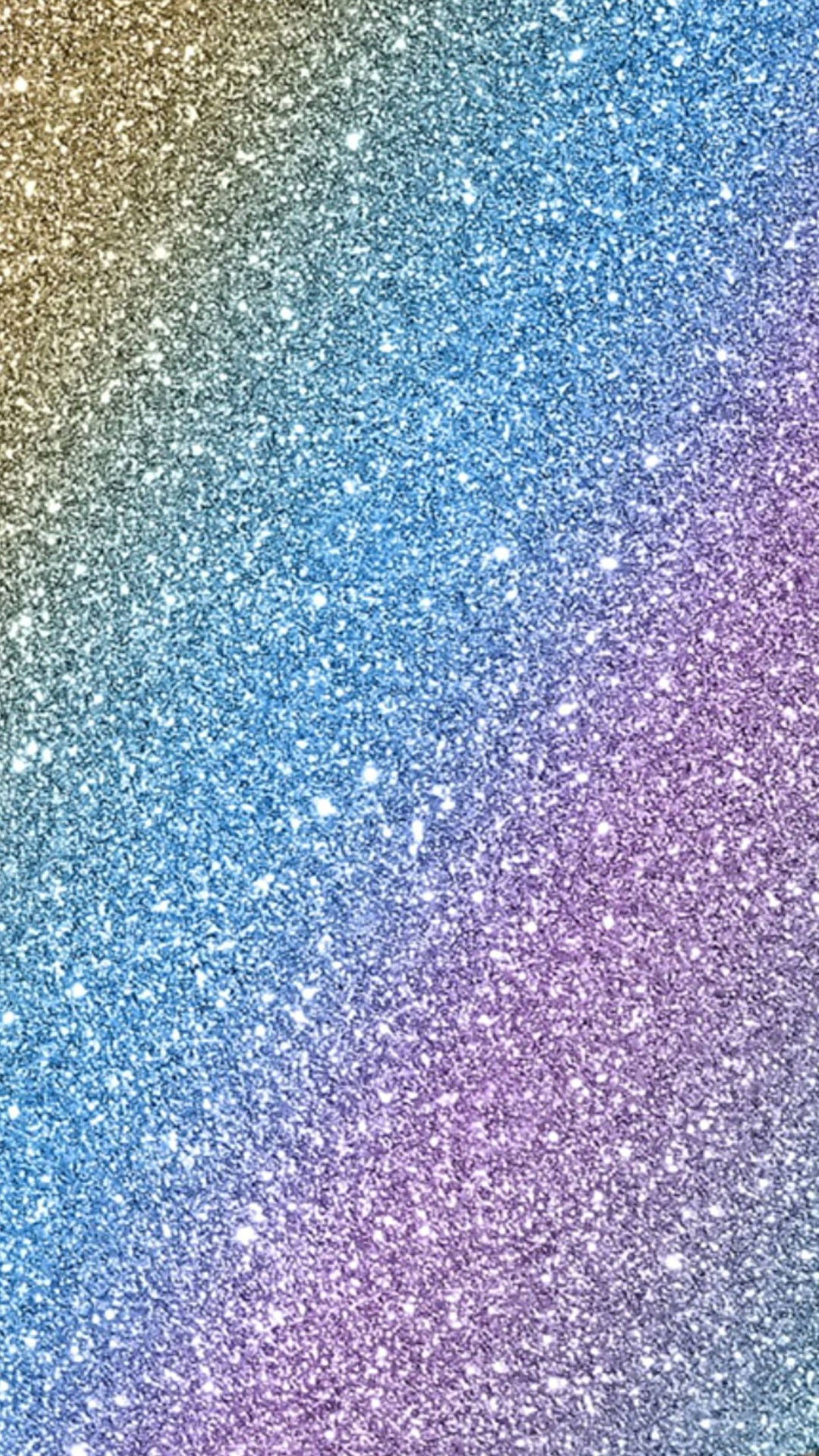 Diagonal Rainbow Glitter Sparkle Iphone Background