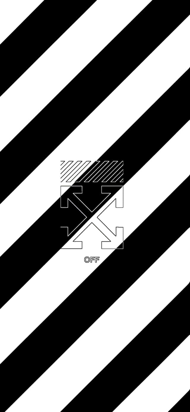 Diagonal Stripe Pattern Off White Iphone Background