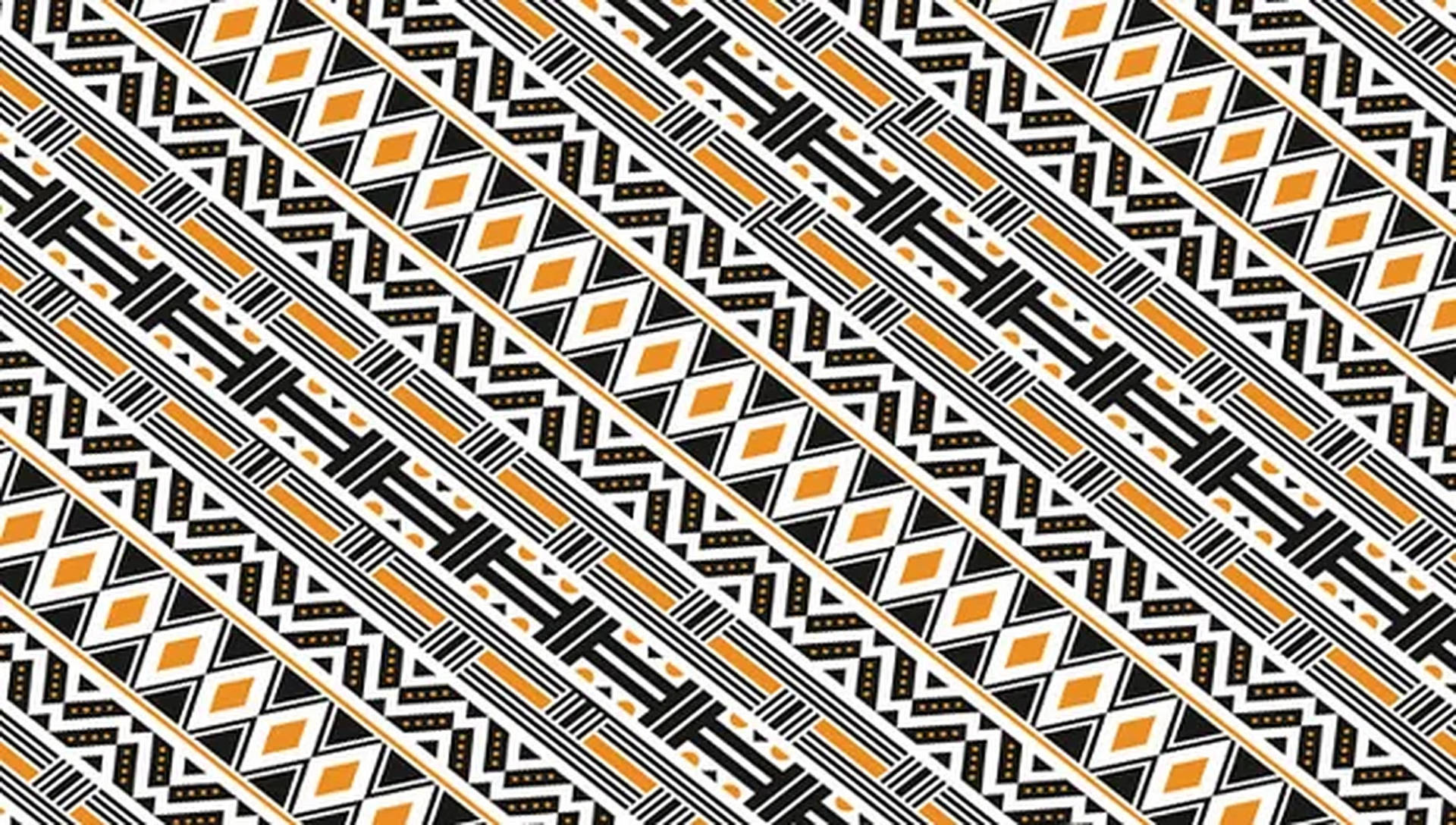 Diagonal Tribal Pattern Background