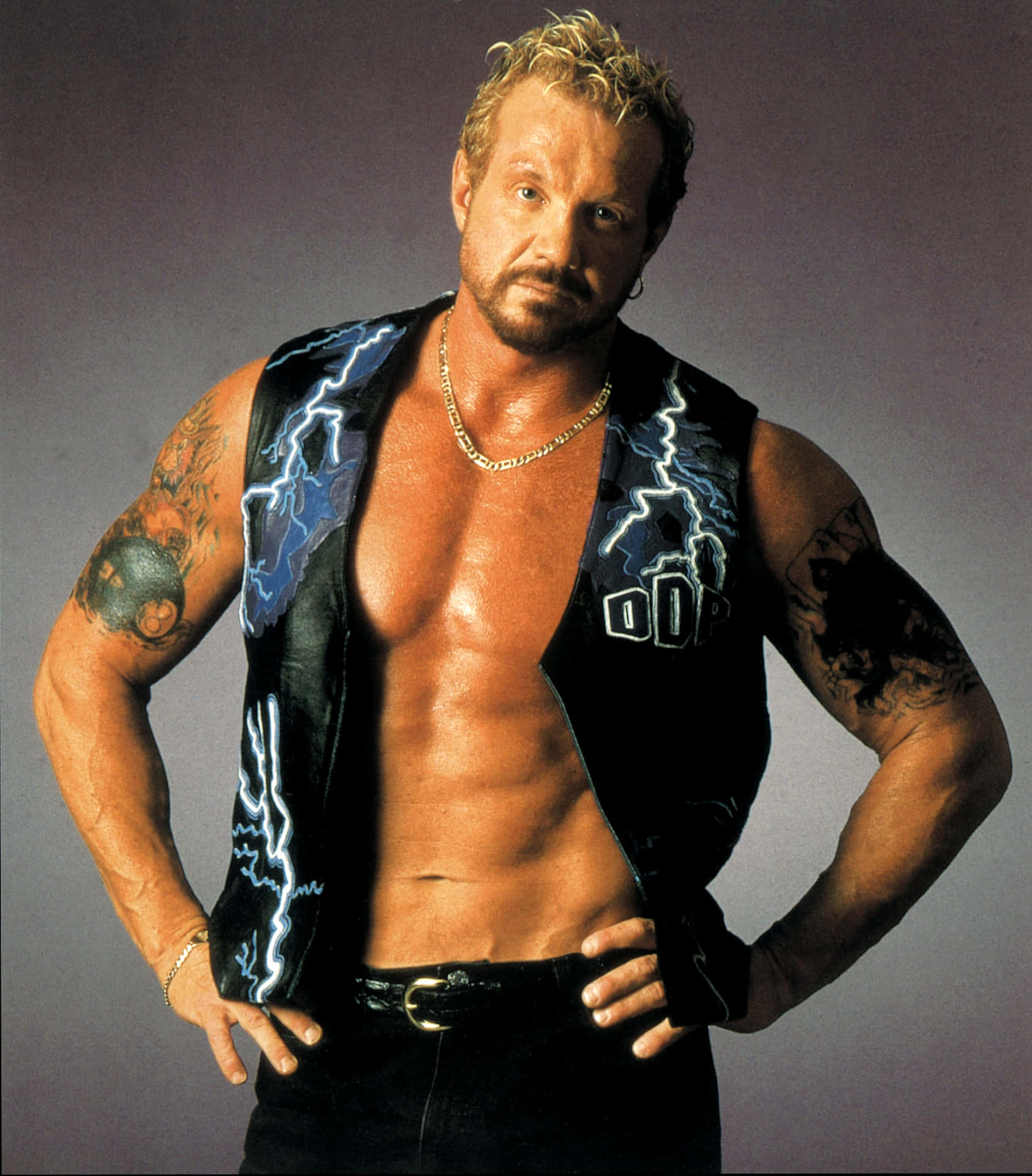 Diamond Dallas Page American Wrestler Photoshoot Background