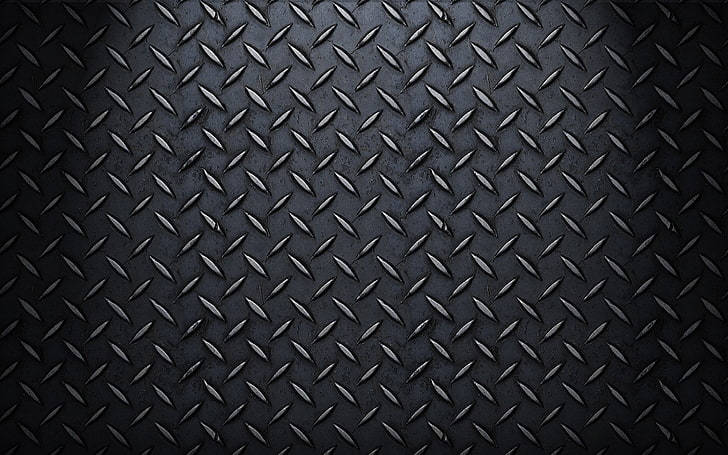 Diamond Plate Carbon Fiber In 4k Background