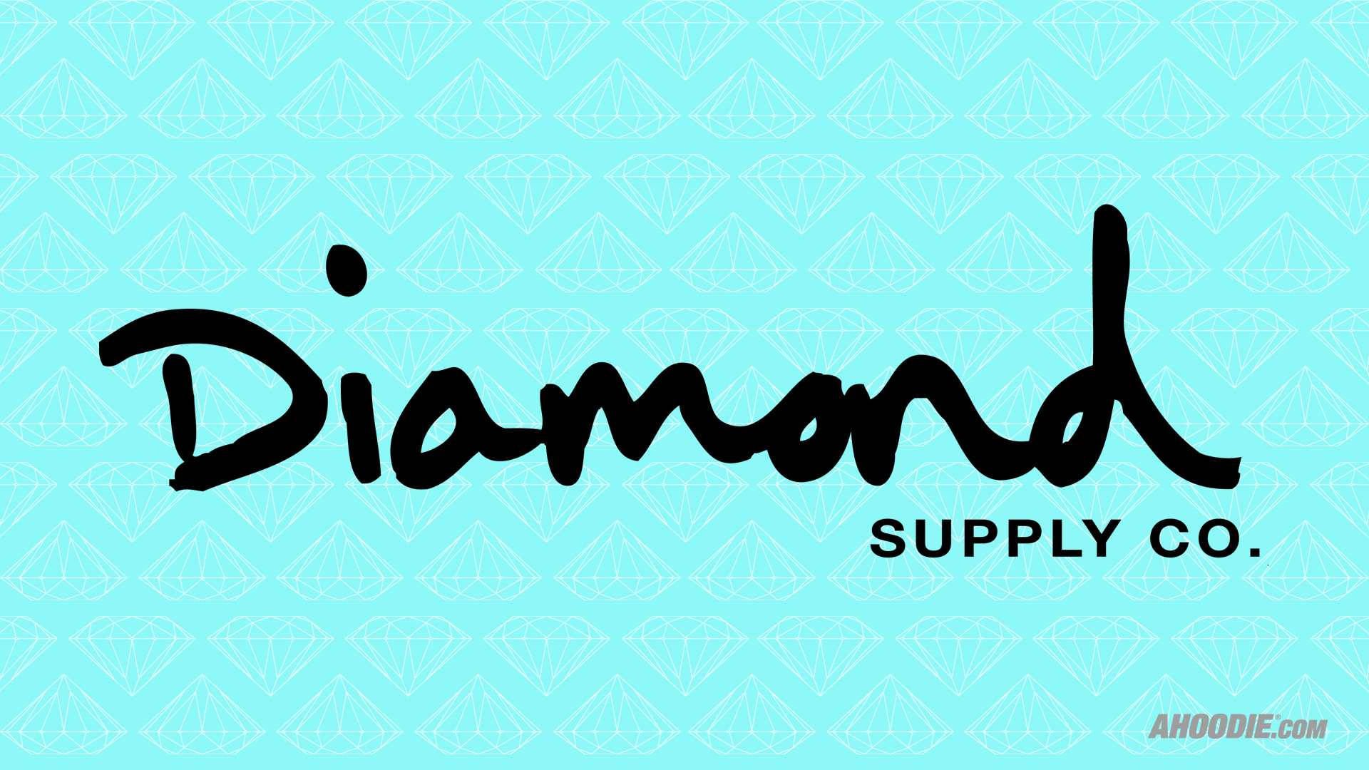 Diamond Supply Co Logo In Green