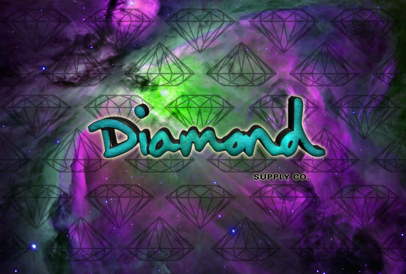 Diamond Supply Co Logo Purple Background Background