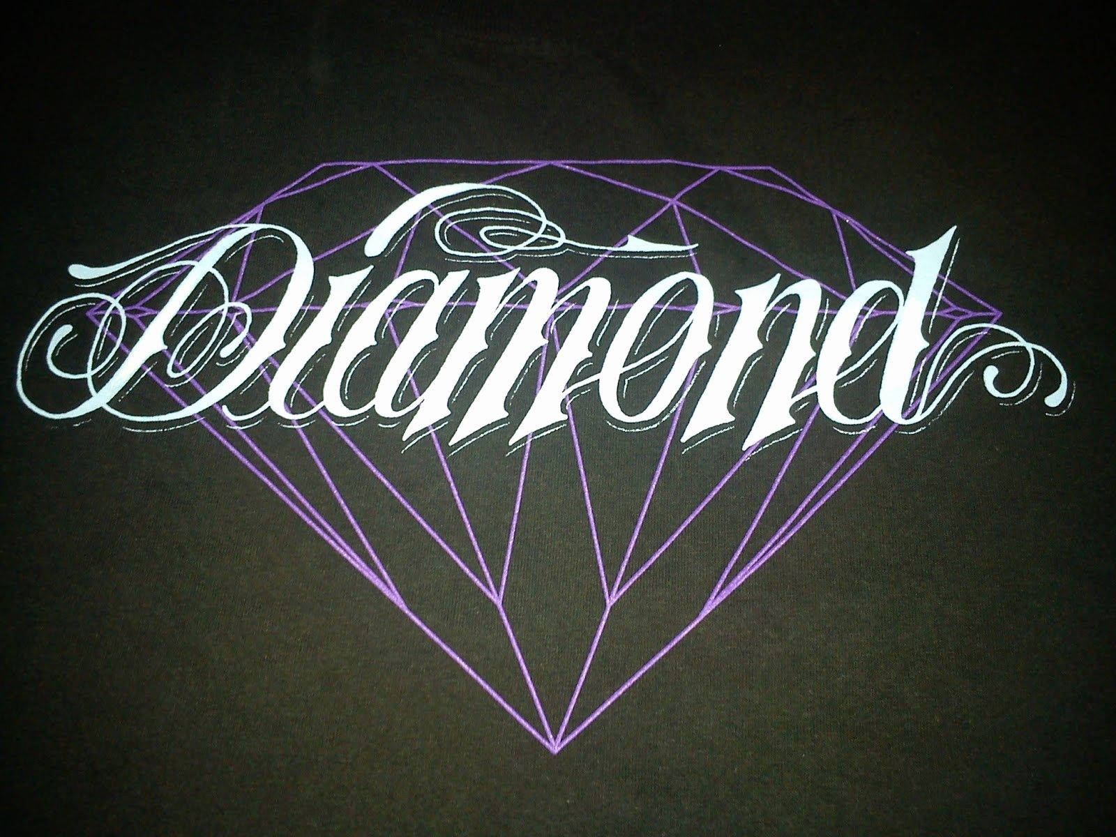 Diamond Supply Co Purple Logo Background