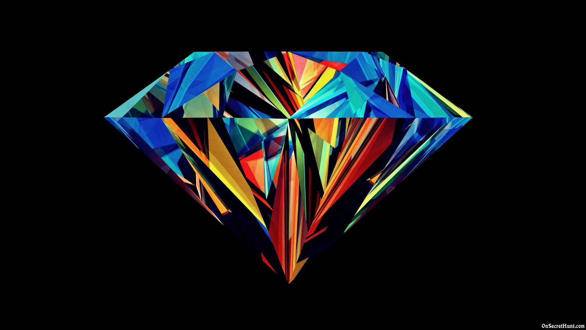 Diamond Supply Co Vibrant Background