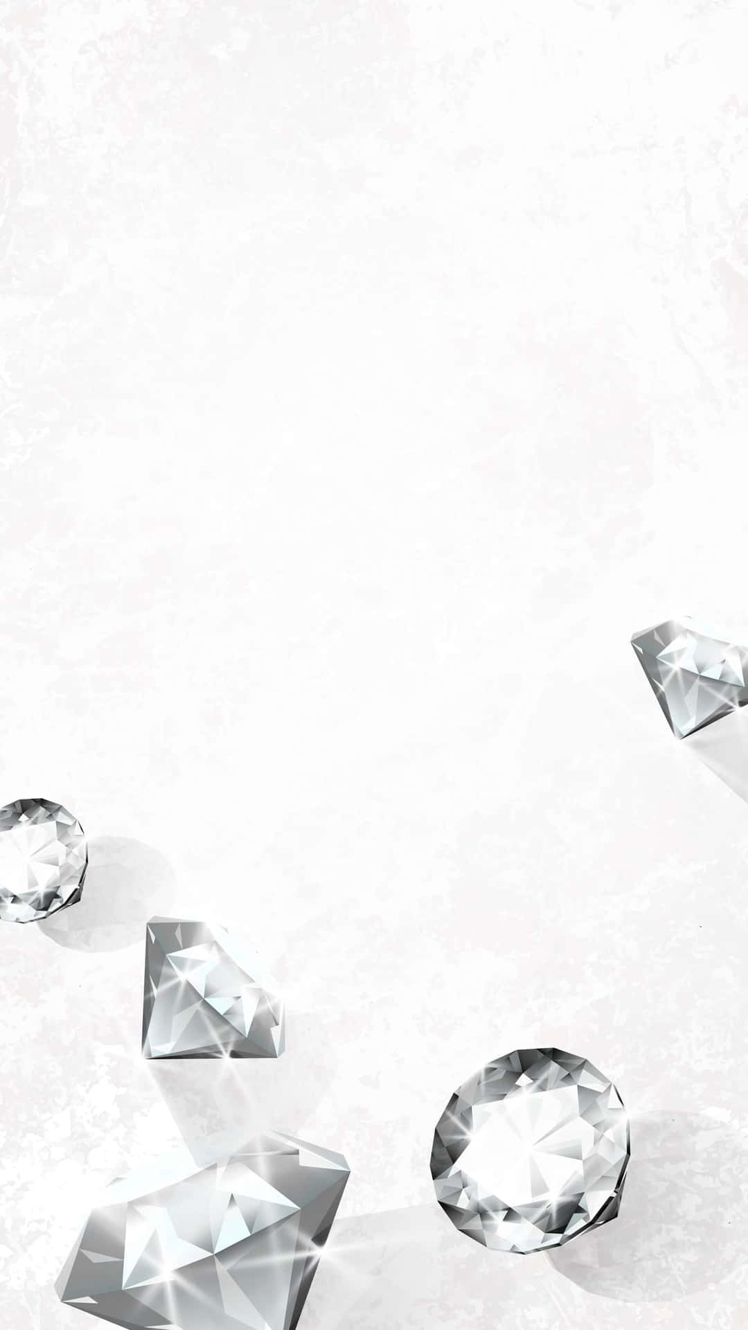 Diamonds On A White Background Background