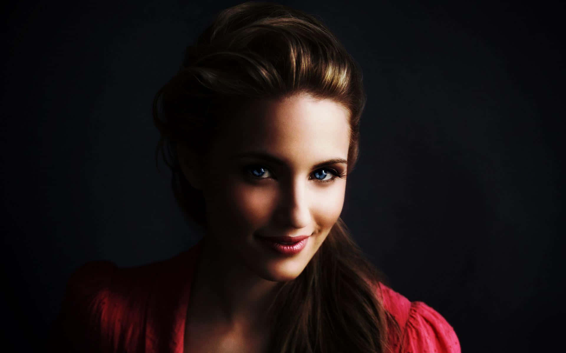 Dianna Agron In A Captivating Pose Background