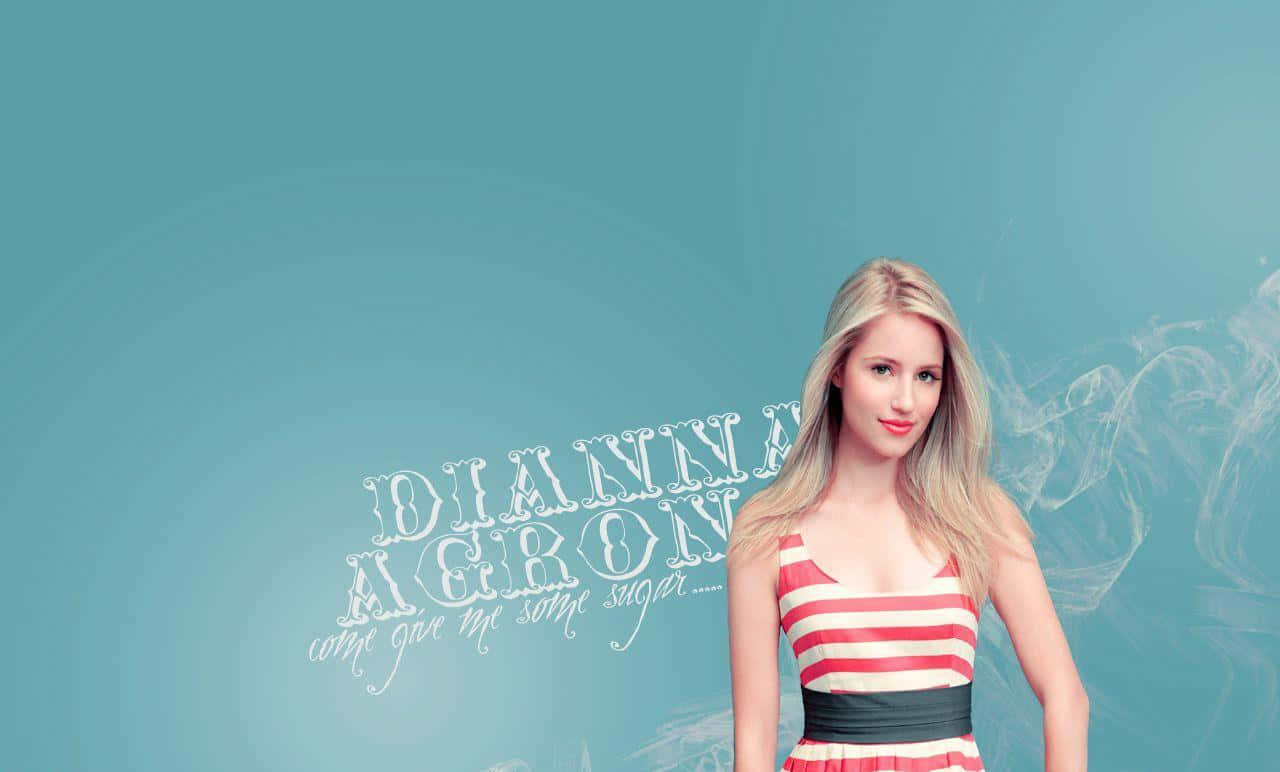 Dianna Agron Posing For A Photoshoot Background