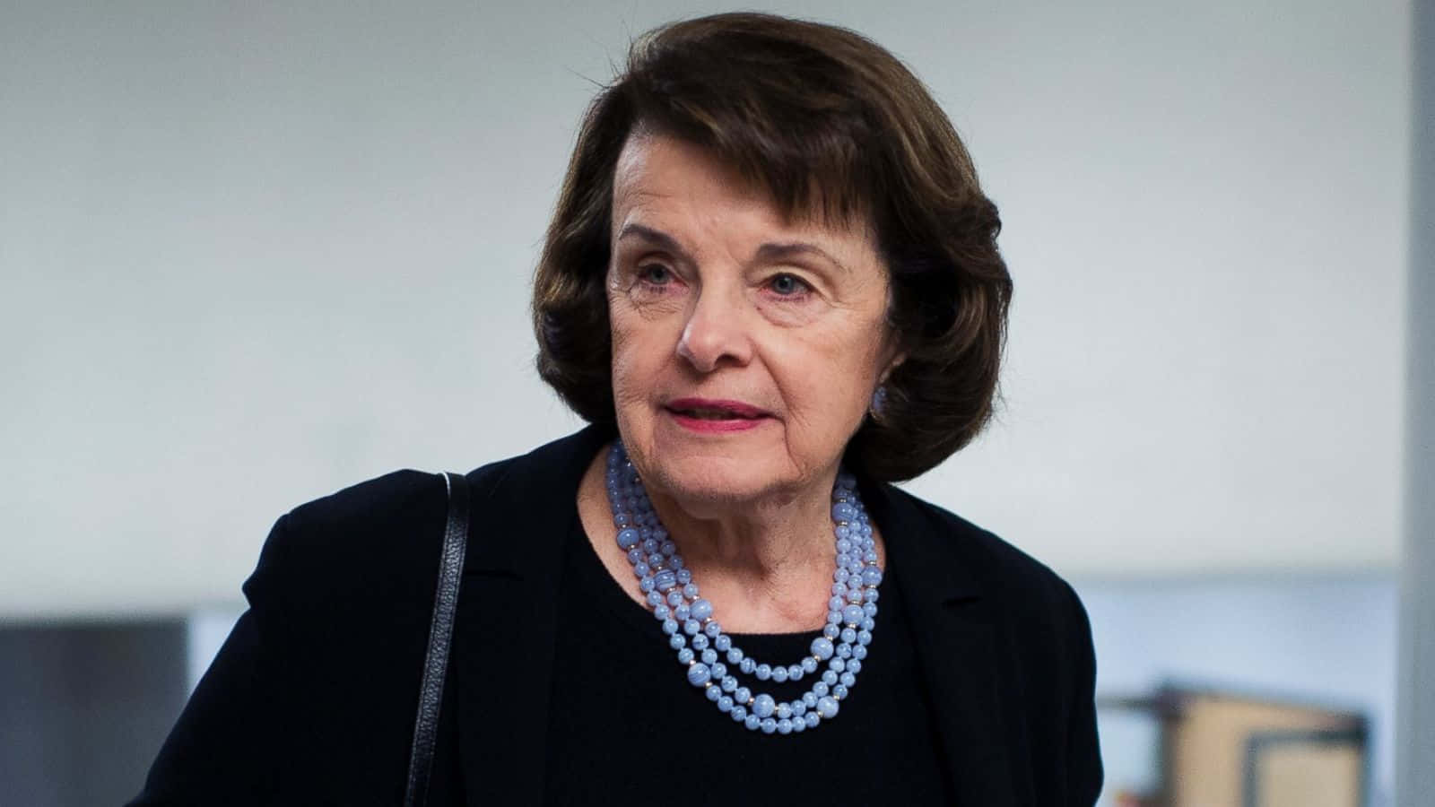 Dianne Feinstein In All-black Attire Background