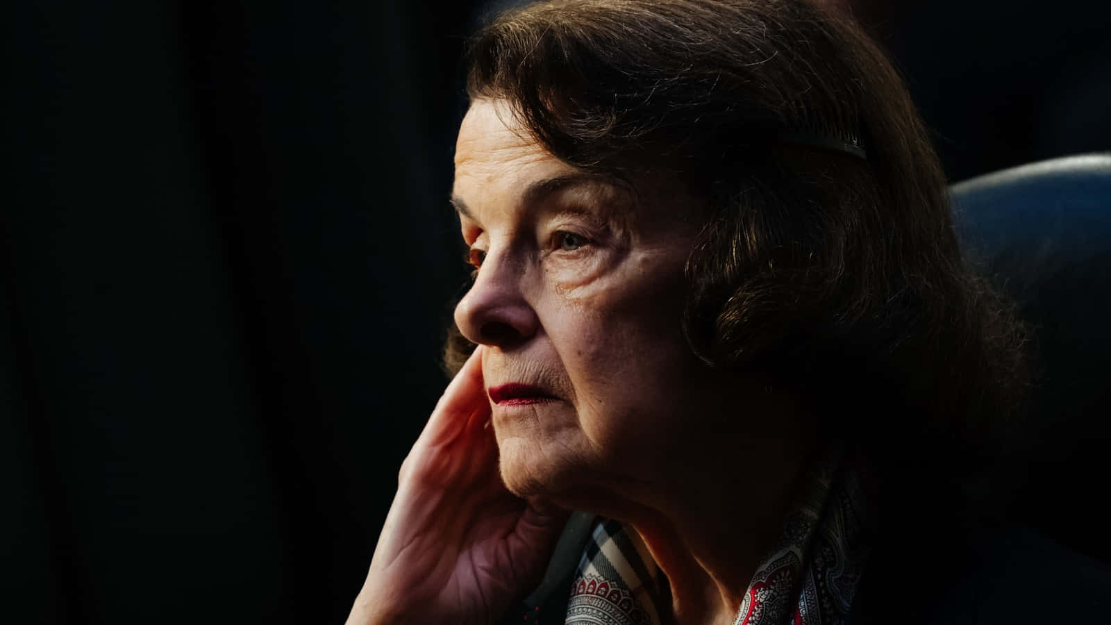 Dianne Feinstein Side Profile Background