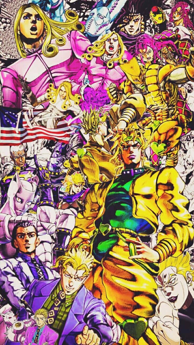 Diavolo, The Villain From The Popular Manga Series Jojo's Bizarre Adventure Background