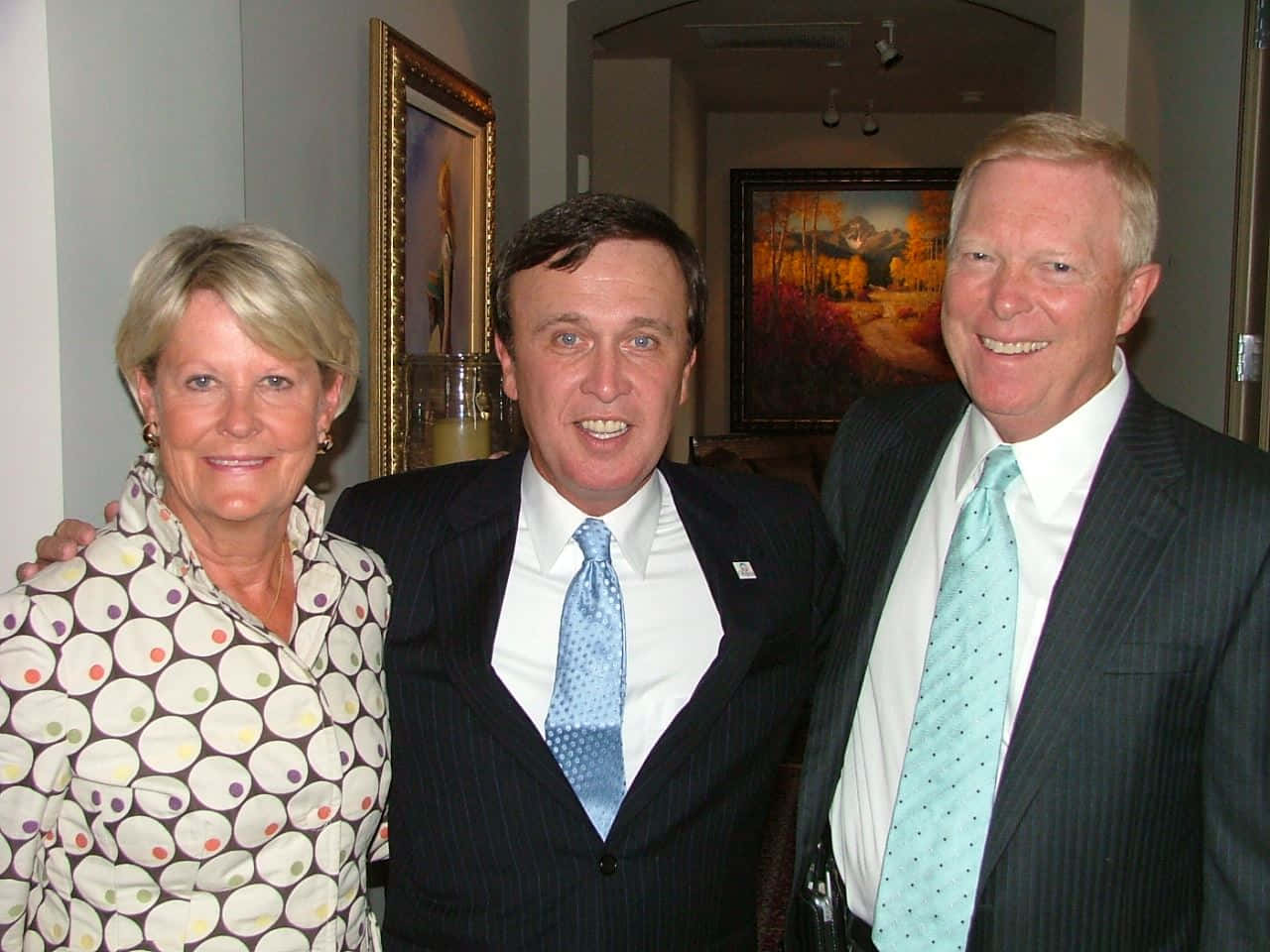 Dick Gephardt Smiling Background