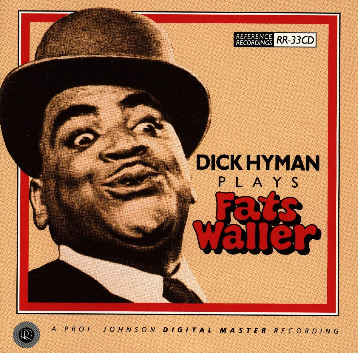 Dick Hyman Plays Fats Waller Album Cover Background