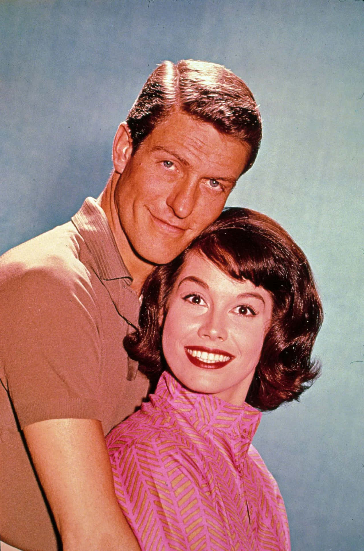Dick Van Dykeand Mary Tyler Moore Classic T V Show Background