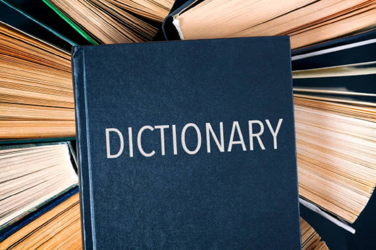 Dictionary Thick Book Background