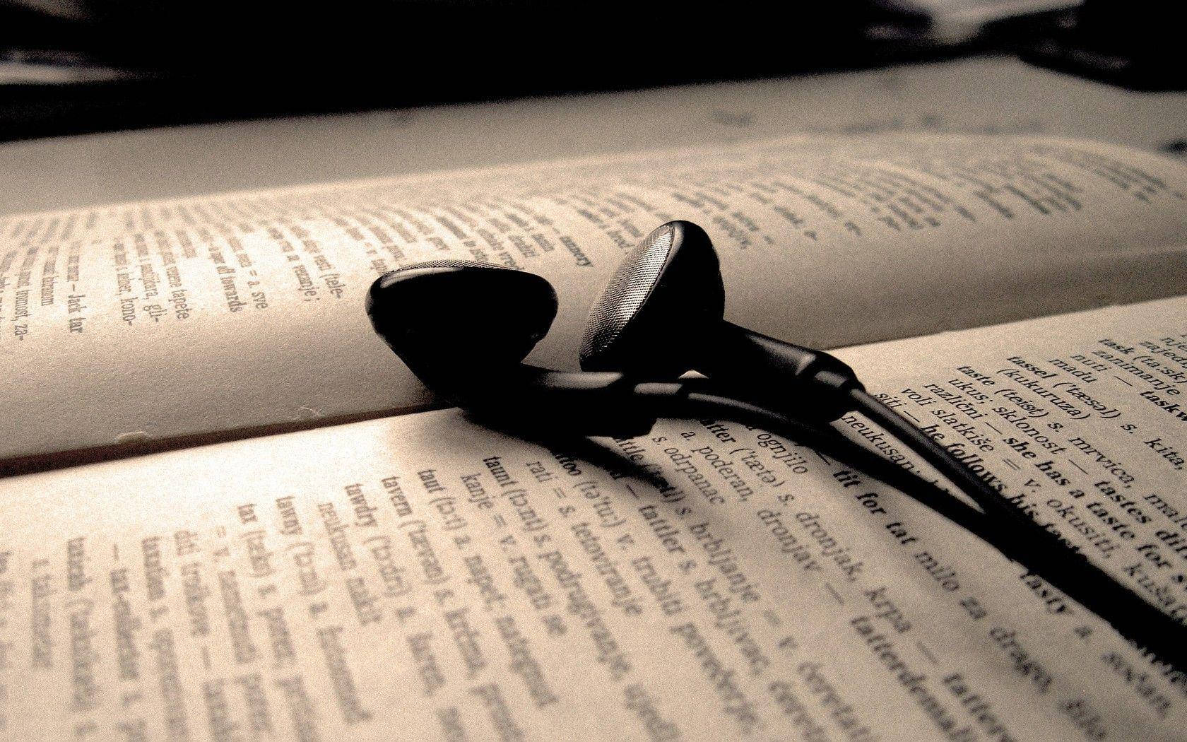 Dictionary With Headphones