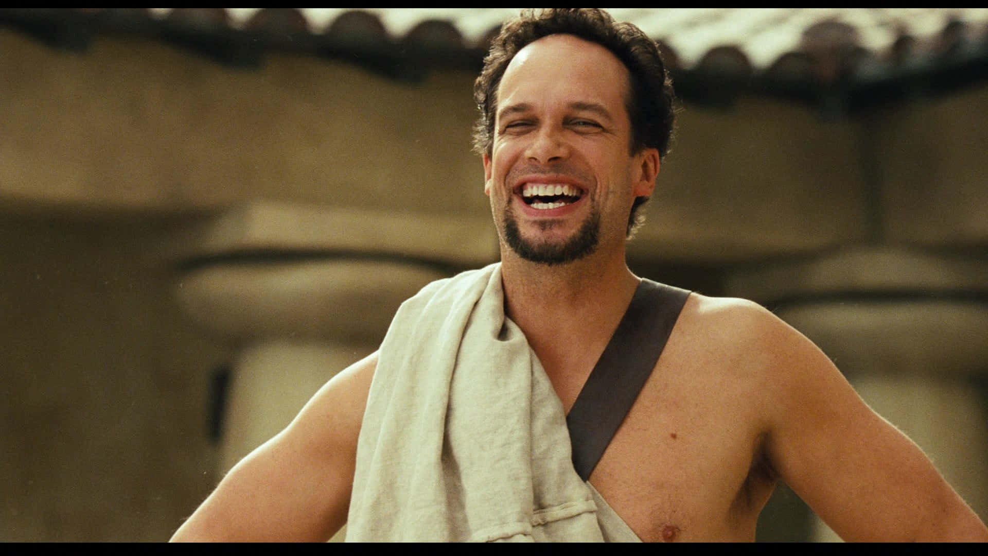 Diedrich Bader Wearing A Smart Casual Attire Background