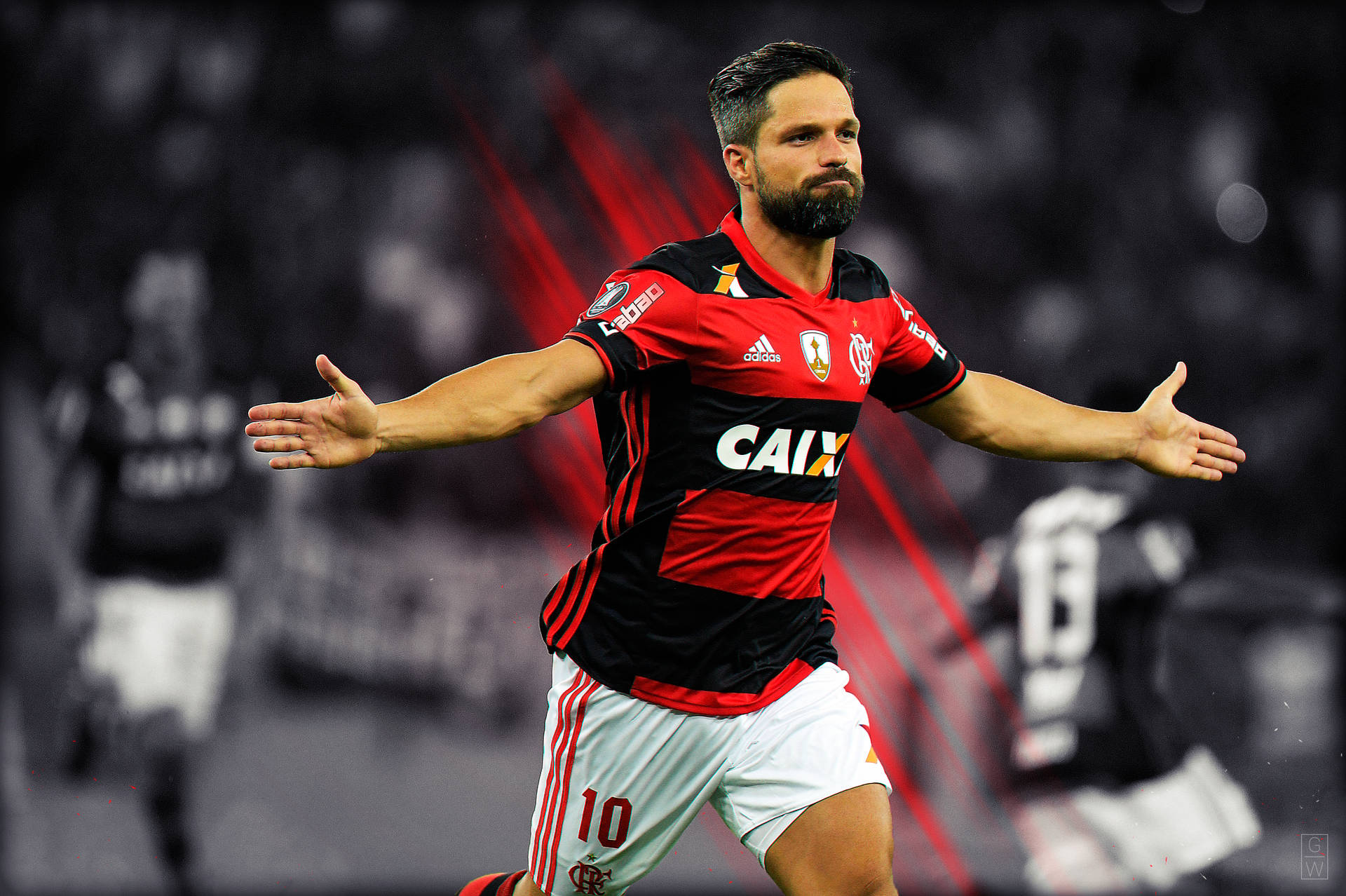 Diego Ribas Flamengo Fc Background